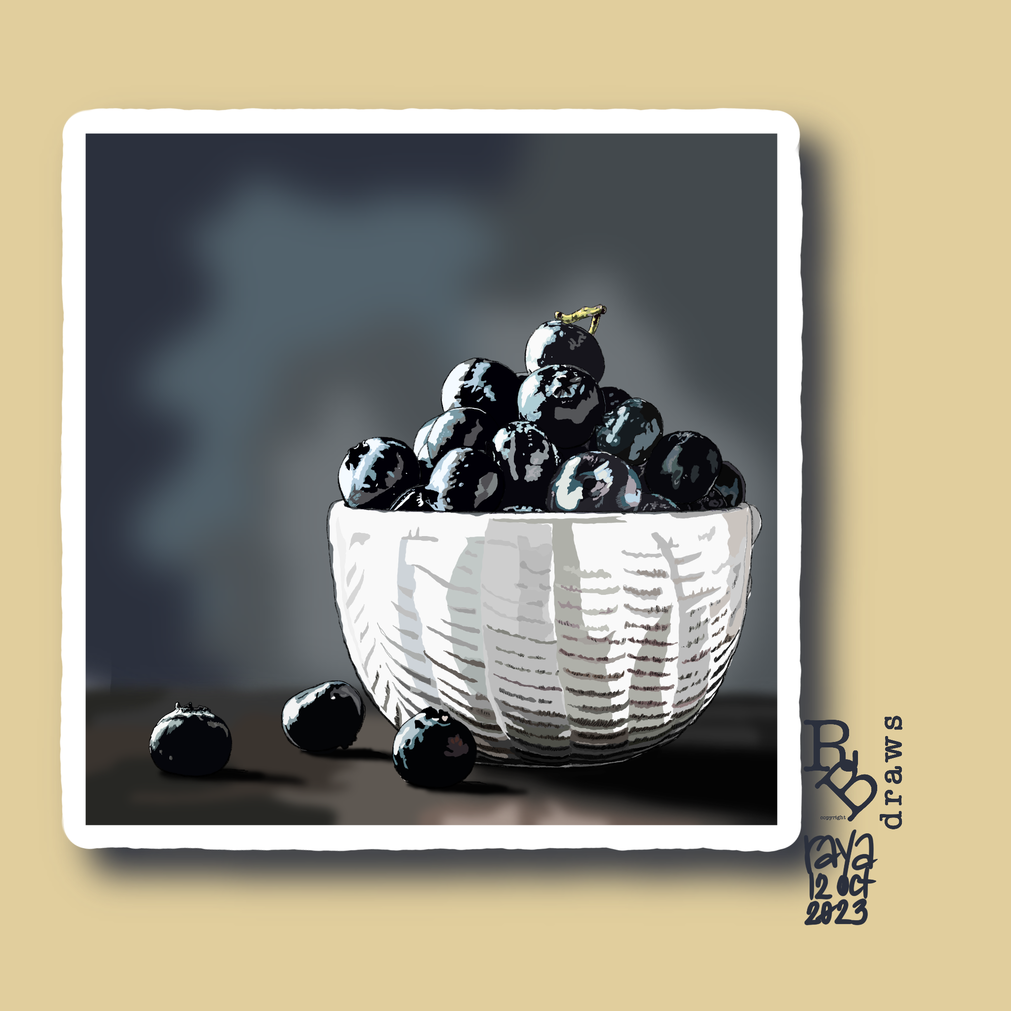 bowl of blueberries